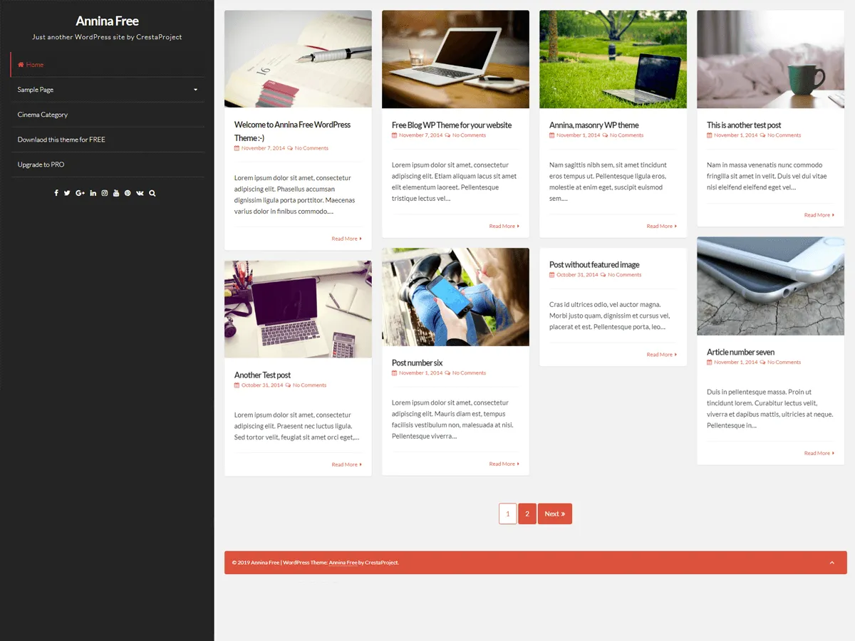 Annina WordPress Theme - deutsche Sprachdateien